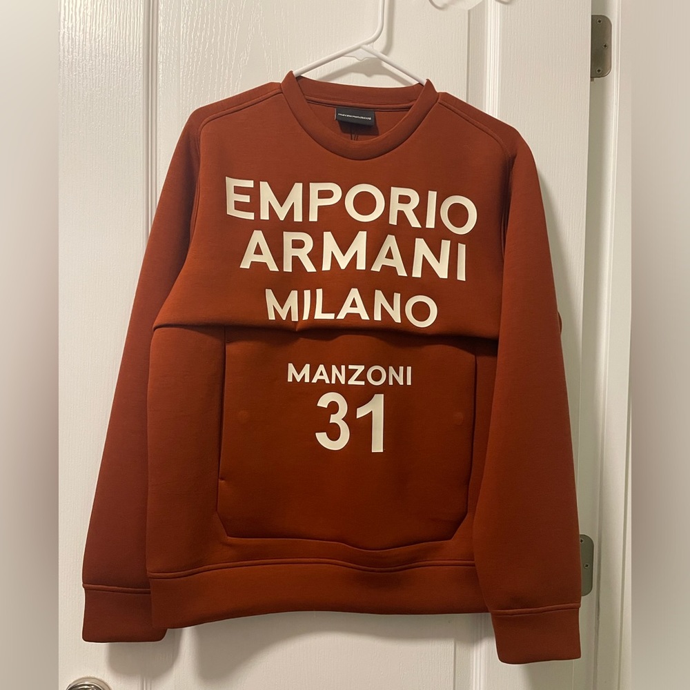 Emporio Armani men’s pullover sweatshirt S